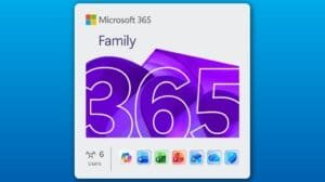 Microsoft 365 Family - Premium Office Apps 12-Month Subscription for Up to 6 People