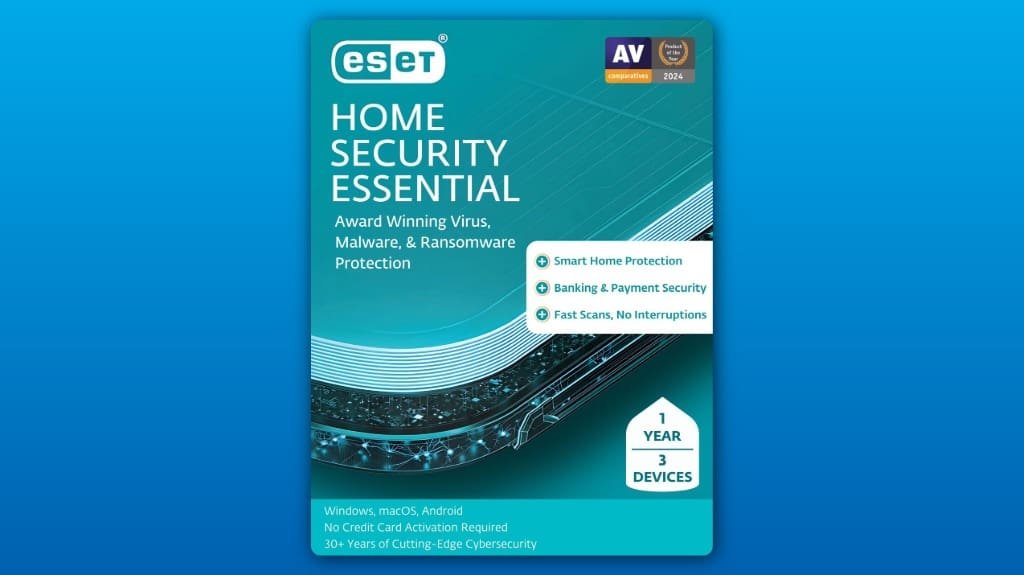 ESET Home Security Essential – Antivirus Software – 2025 Edition ESET Home Security Essential - Antivirus Software - 2025 Edition