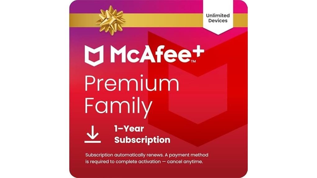 mcafee unlimited device family protection